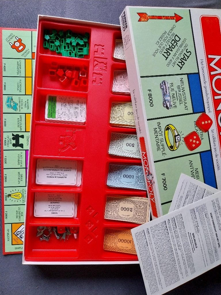 Monopoly - Belgische editie, Hobby en Vrije tijd, Een of twee spelers, Ophalen of Verzenden, Zo goed als nieuw