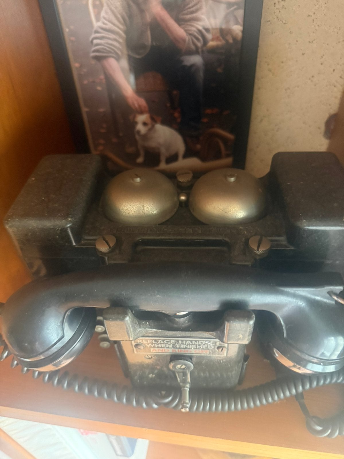 Oude wandtelefoon, Ophalen of Verzenden, Zo goed als nieuw