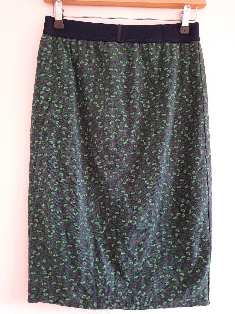 ZGAN elastische rok Deens Danefae mt. S 36 katoen, Kleding | Dames, Meerkleurig, Ophalen of Verzenden, Zo goed als nieuw, Knielengte
