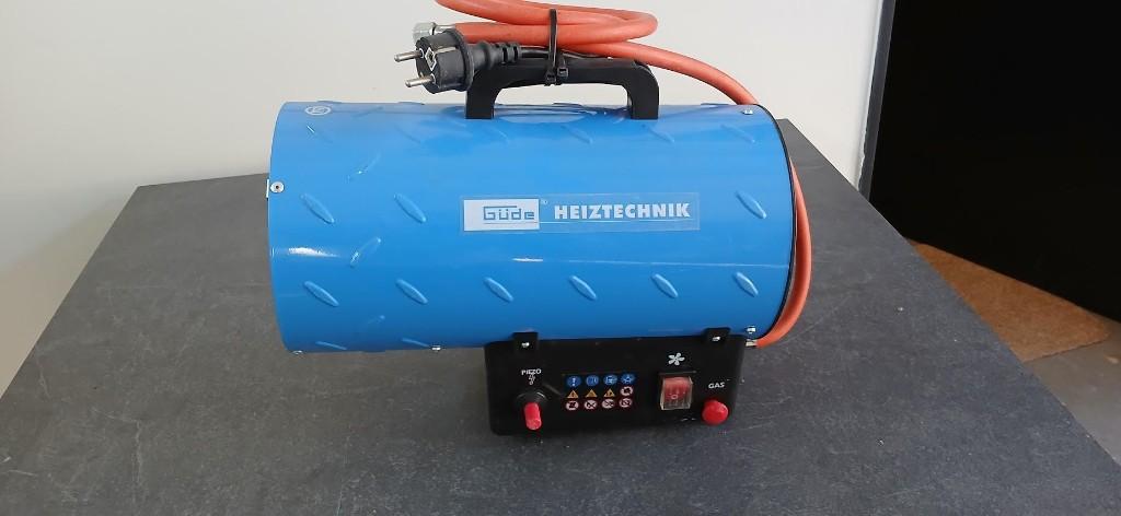 Gude GGH 10 L Heiztechnik gasheather hete luchtkanon, Huis en Inrichting, Kachels, Gebruikt, Gas, Ophalen of Verzenden, Vrijstaand