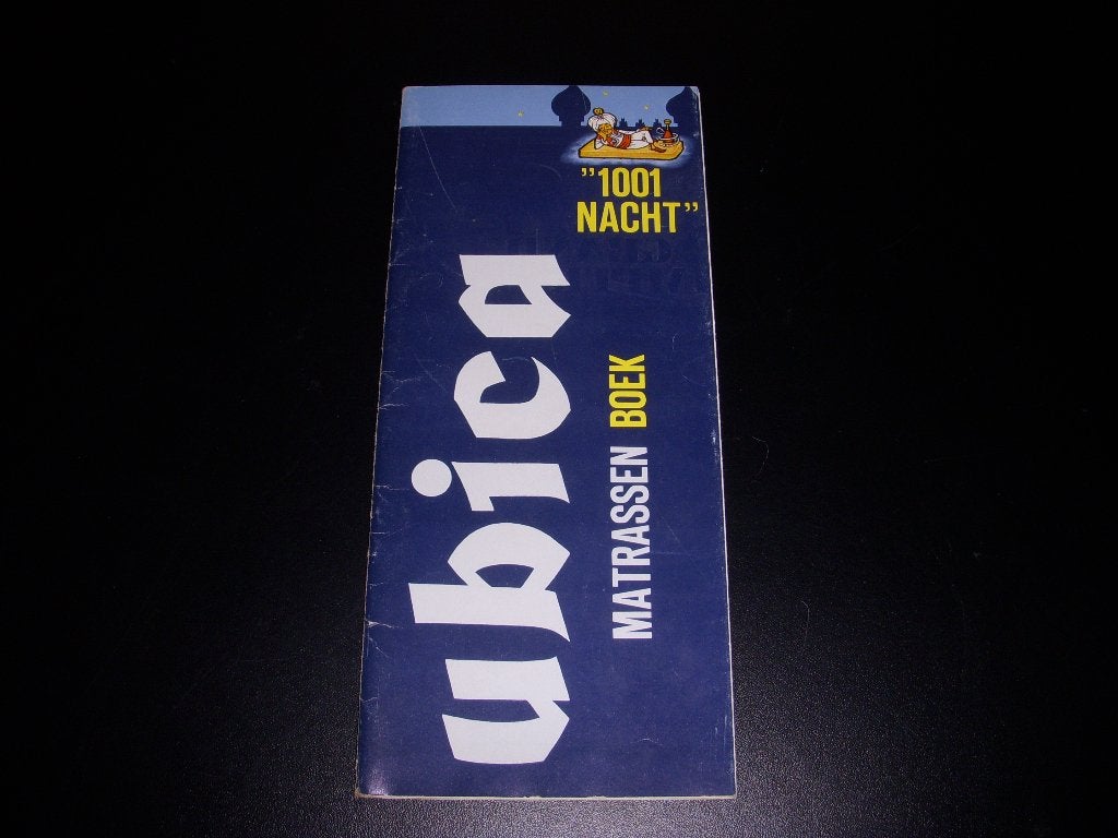 Catalogus Ubica matrassen boek jaren 60 ' 1001 nacht ', Ophalen of Verzenden, Zo goed als nieuw, Ubica matrassen, bedden, Catalogus