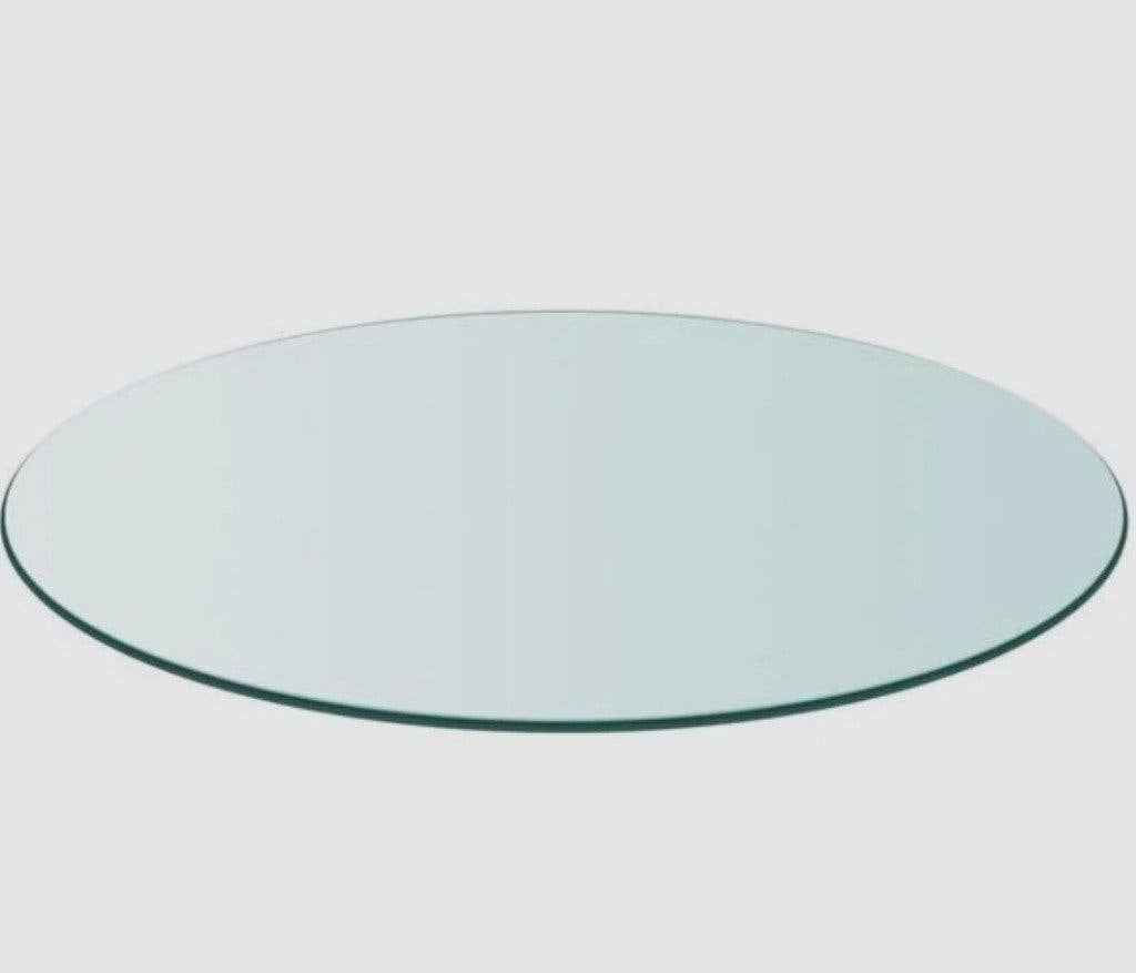 Ronde glasplaat diameter 110 cm.  8 mm.  dik, Ophalen, 80 tot 120 cm, 80 tot 120 cm, Nieuw
