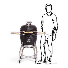 Yakiniku BBQ Kamado EGG Large met onderstel en zijtafels, Tuin en Terras, Met accessoires, Info@hout-art.nl, Nieuw, Ophalen of Verzenden