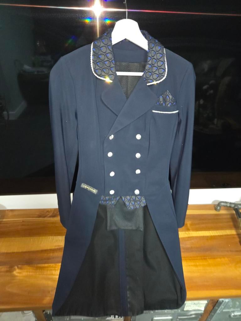 Super mooie lamantia couture slipjas blauw maat 34, Dieren en Toebehoren, Paardrijkleding, Ophalen of Verzenden, Zo goed als nieuw