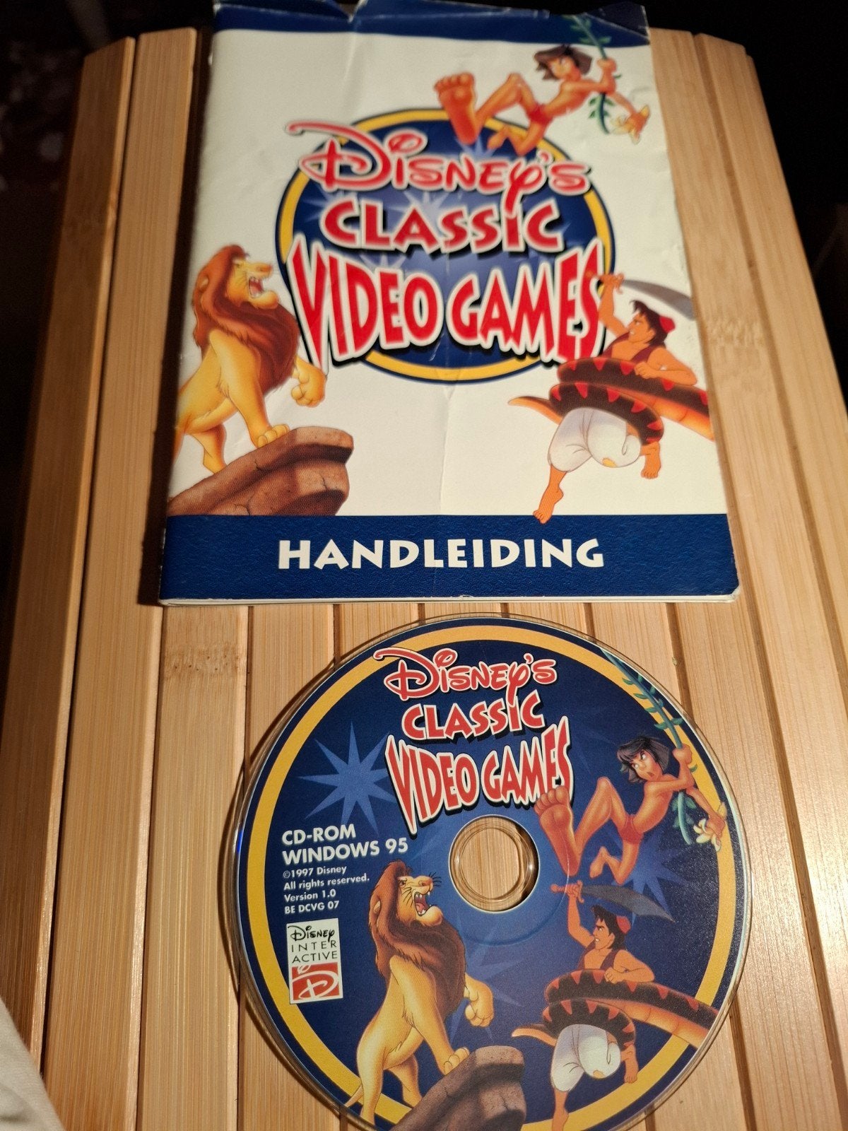 Disney's Classic Video Games CD-ROM Windows 95, Spelcomputers en Games, Gebruikt, Verzenden, Overige genres, 1 speler