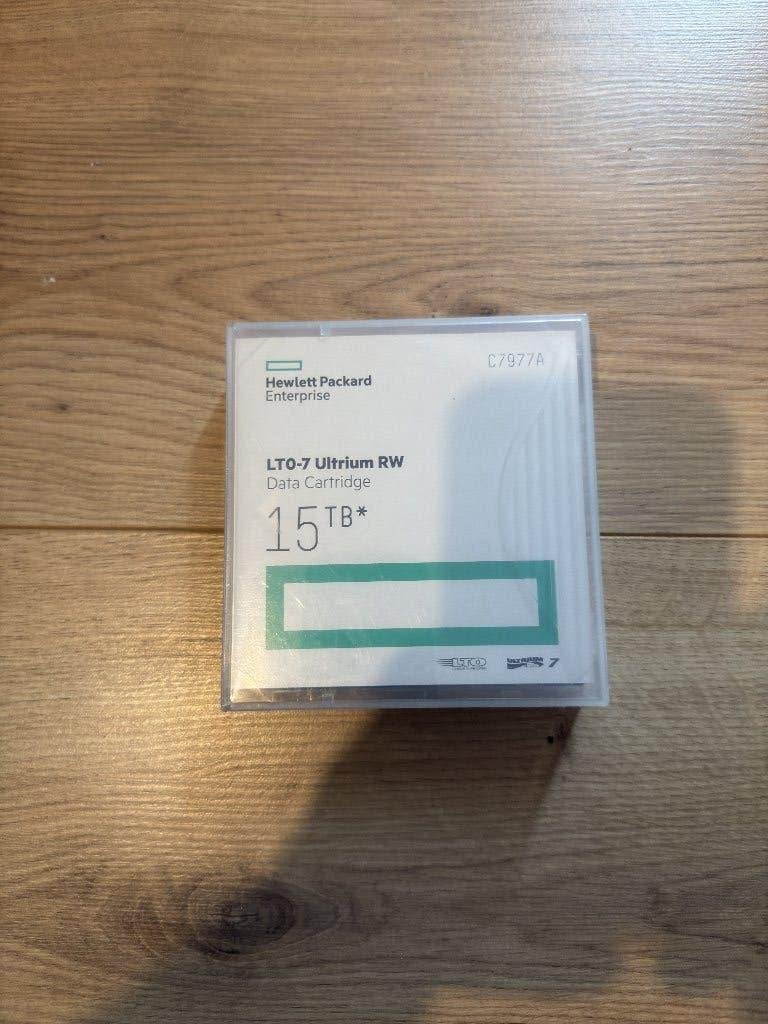 HP LTO-7 Ultrium RW Data Cartridge 15TB  Nieuw in verpakking, 15TB, Intern, Server, HDD