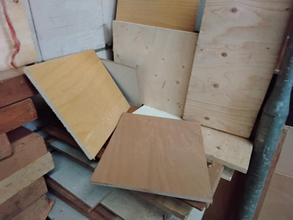 Stukken Multiplex undelement    Trespa en dakleer voor hobby, Doe-het-zelf en Verbouw, Hout en Planken, Ophalen, Minder dan 25 mm