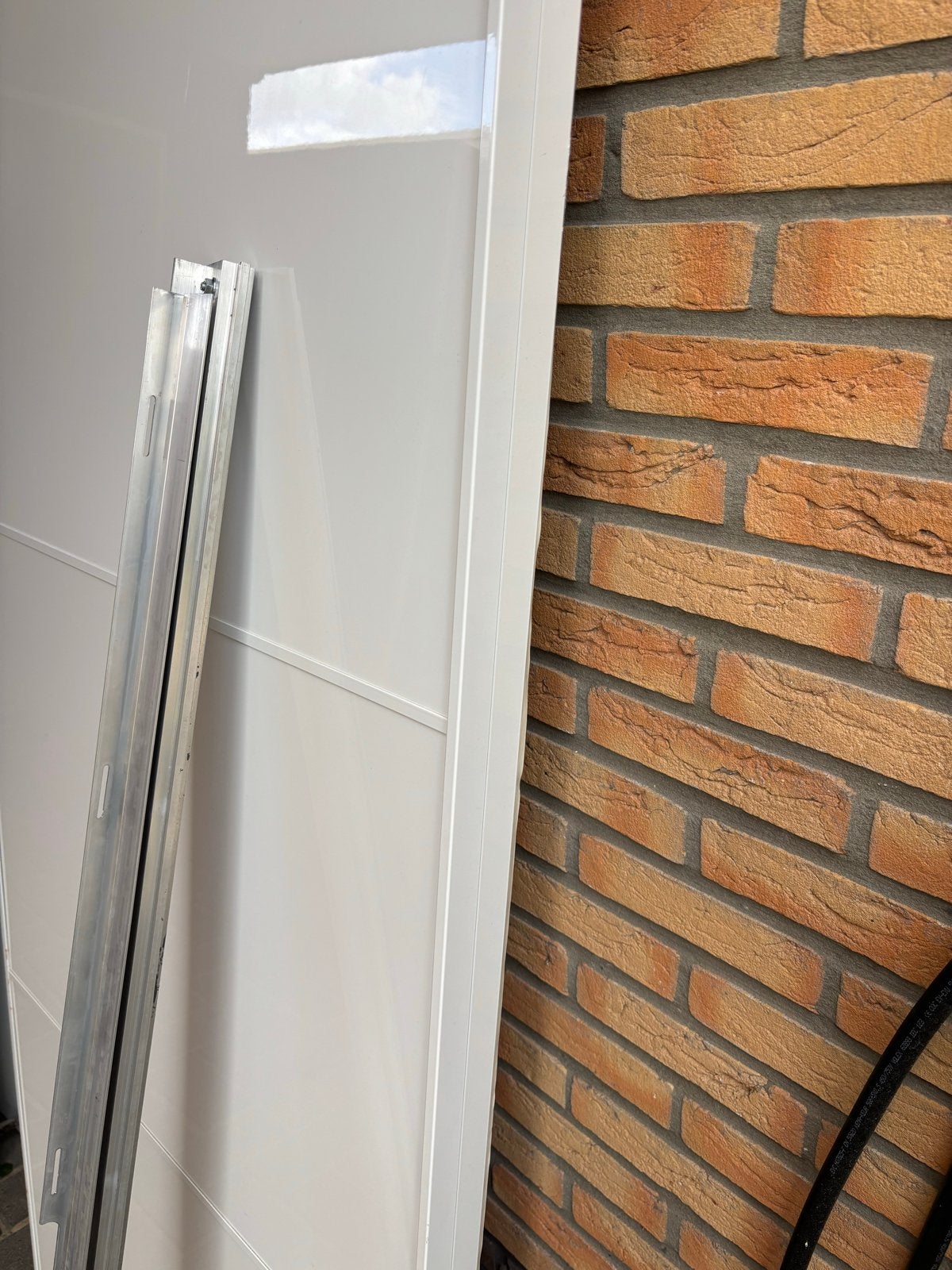 Schuifdeur voor IKEA Pax kast 75cm breed, incl. rail, Ophalen, Gebruikt, 50 tot 100 cm, Met deur(en)