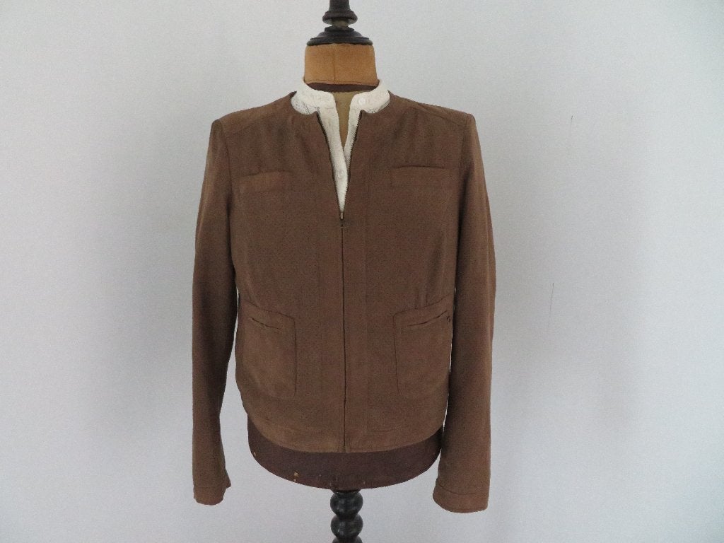 Dames jas Suede EDC Maat XXL (Z.G.A.N.) bruin., Bruin, Maat 46/48 (XL) of groter, Ophalen of Verzenden, EDC by Esprit