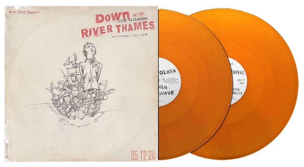 Vinyl 2LP Liam Gallagher Down By The River ORANGE NEW Oasis, Pop, Limited edition, Ophalen of Verzenden, 12 inch