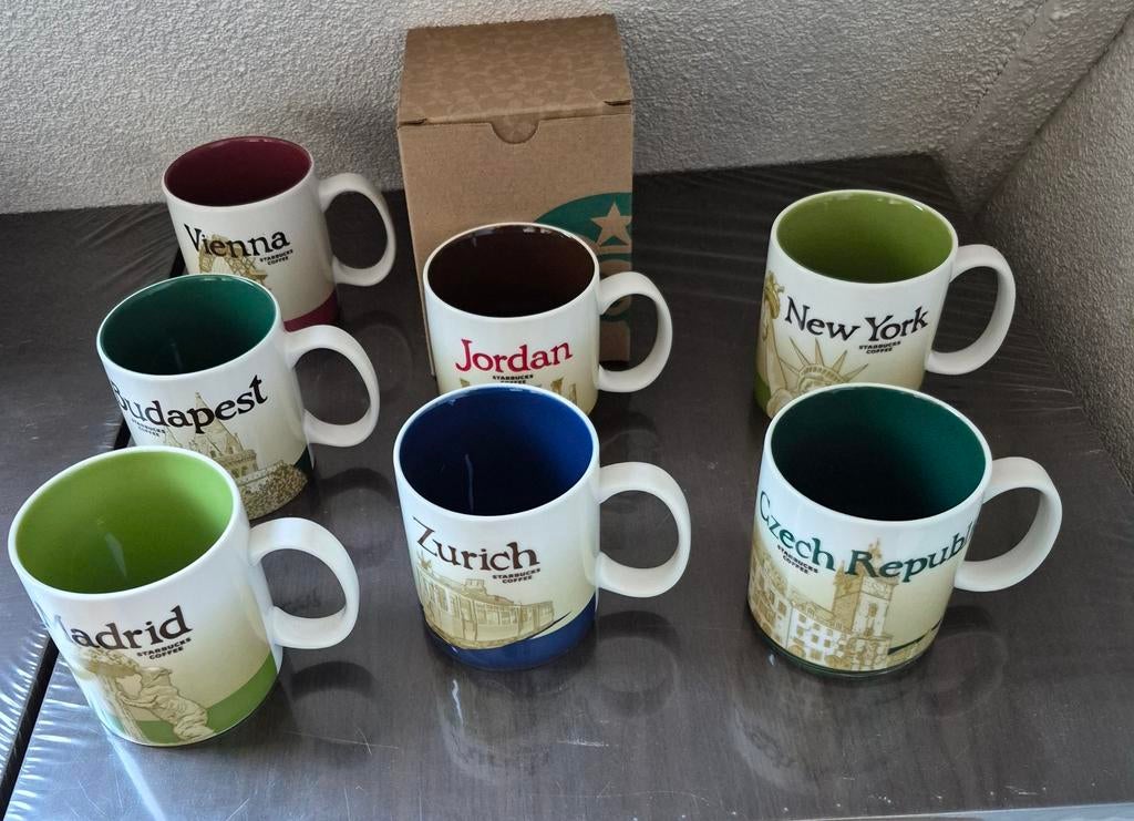 Nieuwe Starbucks City Mugs Bekers  mokken collectors series, Overige typen, Nieuw, Ophalen of Verzenden, Steen/keramiek