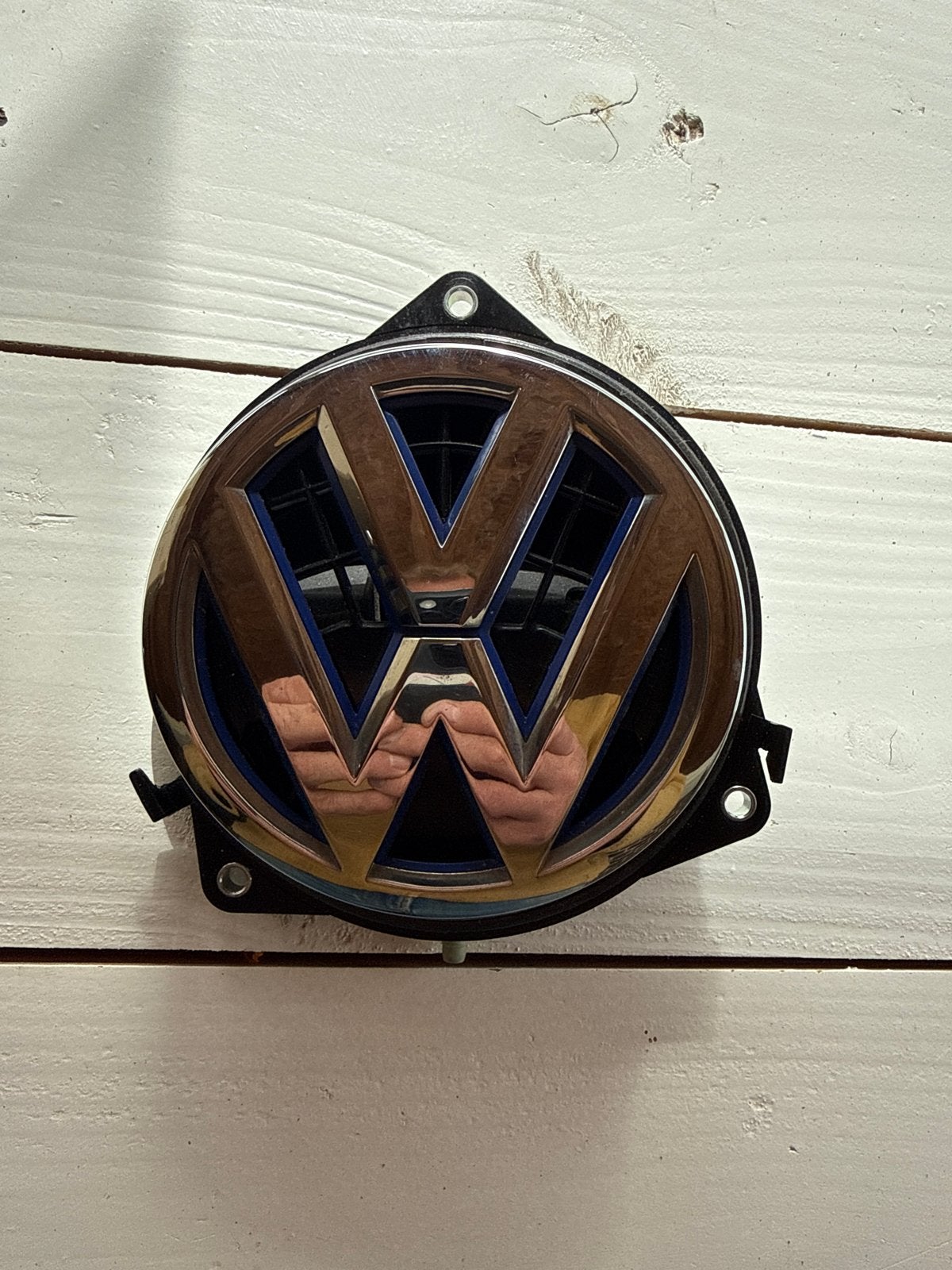 VW Volkswagen embleem 5G0.827.469F, Ophalen of Verzenden, Gebruikt, Volkswagen