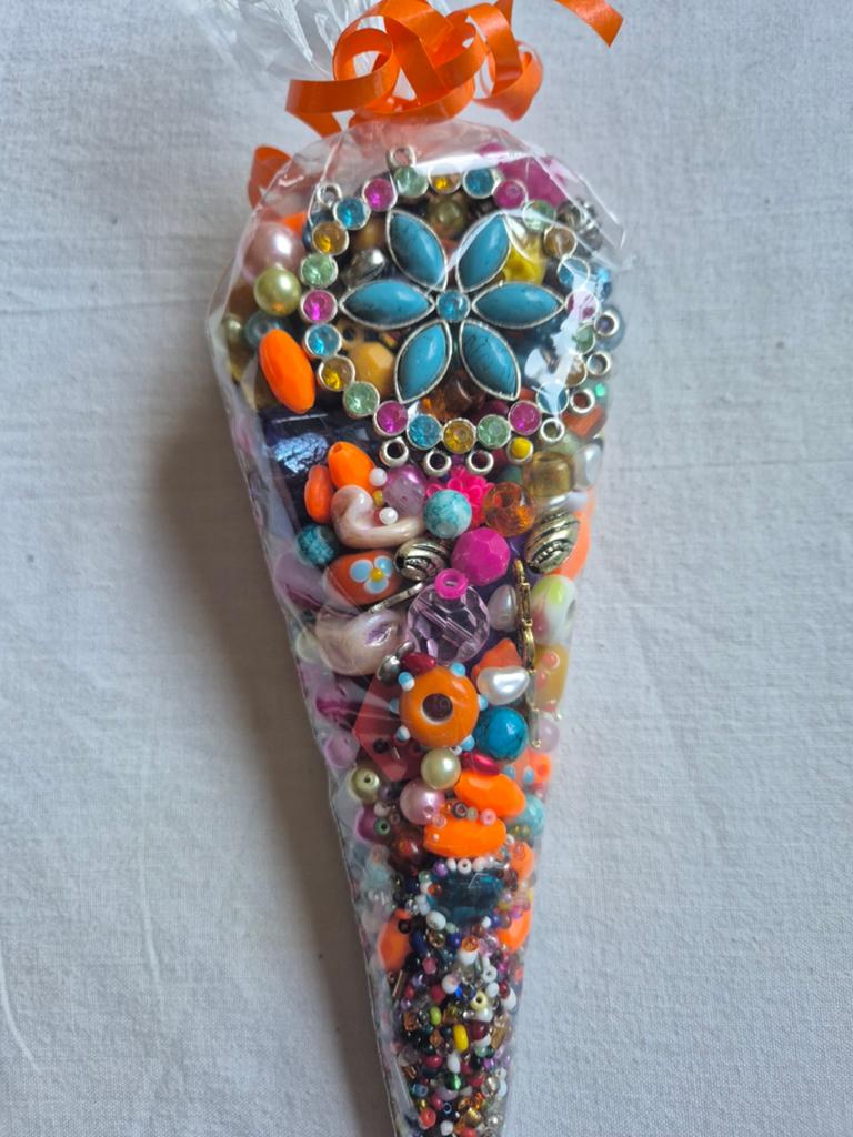 Kralen mix partij multicolor meerkleurig, Ophalen of Verzenden, Nieuw, Overige kleuren, Overige materialen