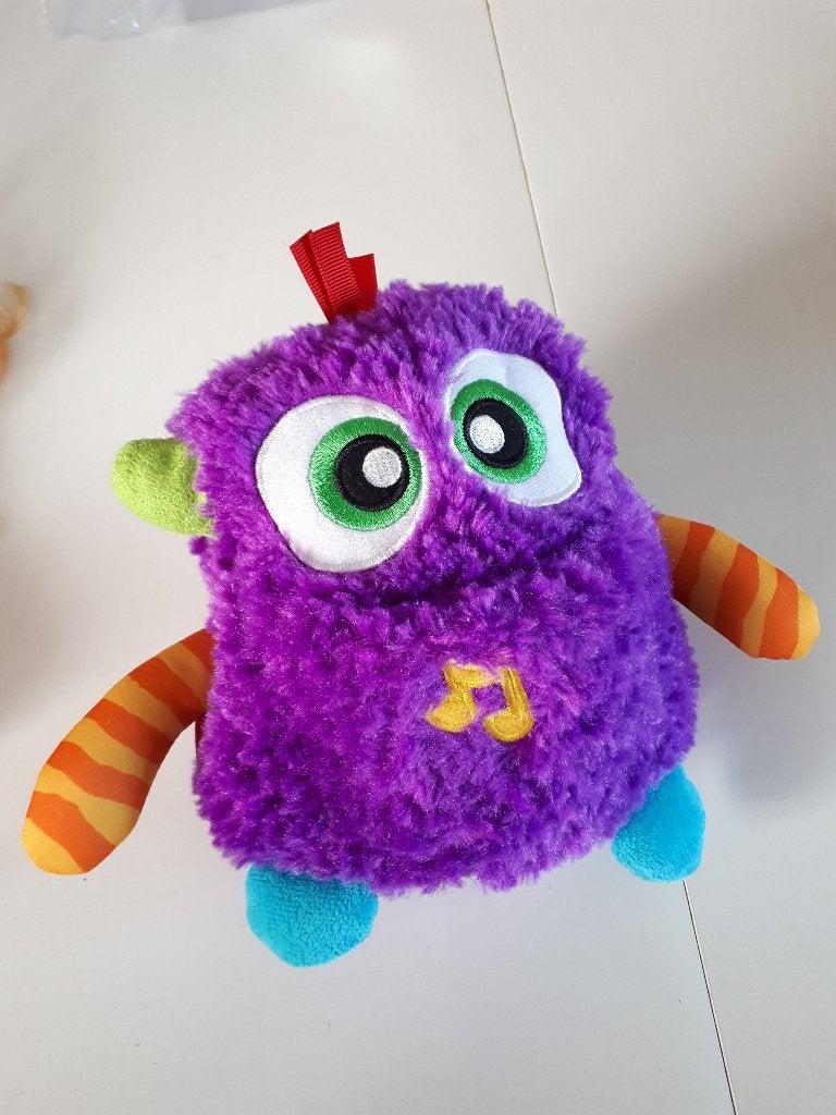 Fisher price knuffel met geluid, Ophalen of Verzenden, Gebruikt, Speelset, Met geluid