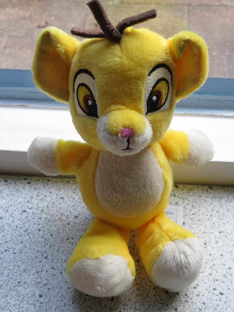 Disney Lion King Nala leeuw leeuwtje merk Nicotoy, Disney, Geel, Overige typen, Ophalen of Verzenden