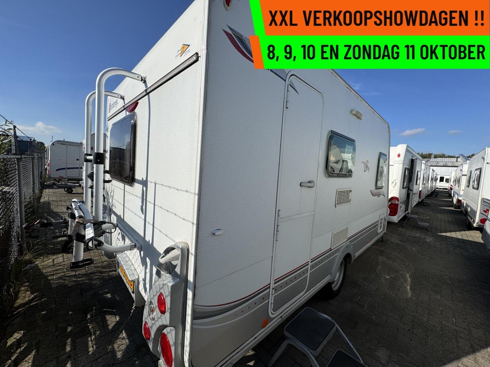 Sterckeman EVOLUTION COMFORT 400 CP, FRANSBED, MOVER, Caravans en Kamperen, Mover, Sterckeman, Bedrijf, Treinzit