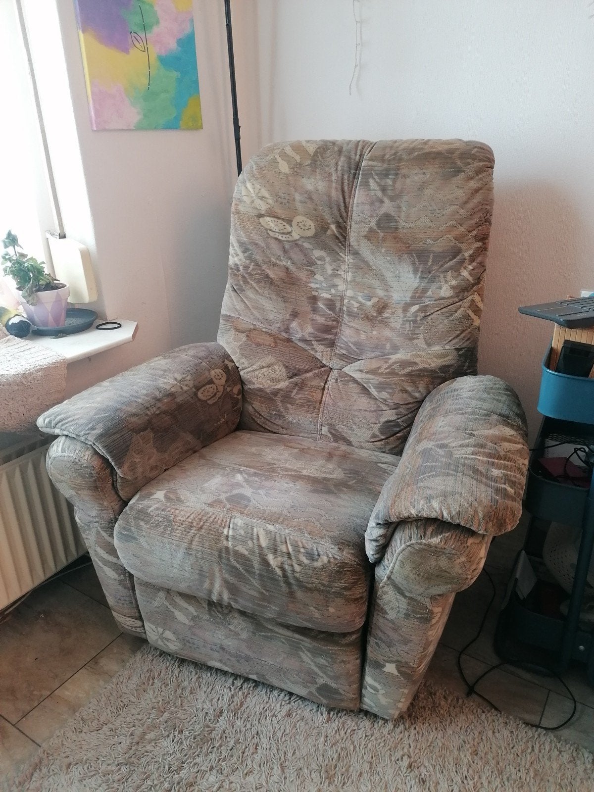 Comfortabele fauteuil, Ophalen, Gebruikt, 75 tot 100 cm, 75 tot 100 cm