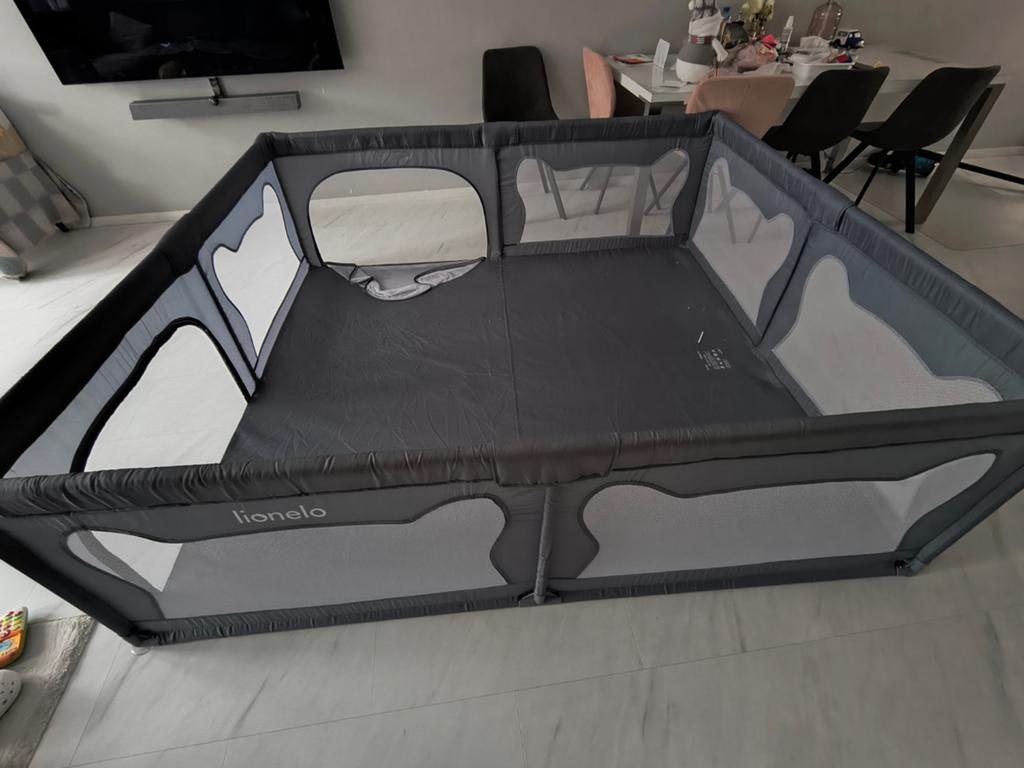 Baby, kinderen, huisdier box grijs, Ophalen of Verzenden, Zo goed als nieuw, Rond
