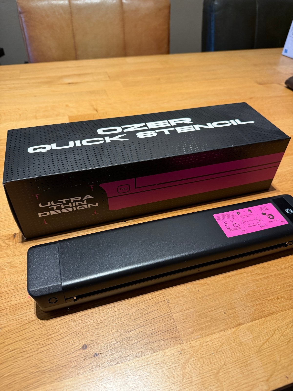 Ozer Quick Stencil Printer - Oplaadbaar Thermische Tattoo, Zwart-en-wit printen, Printer, Ophalen of Verzenden, Zo goed als nieuw