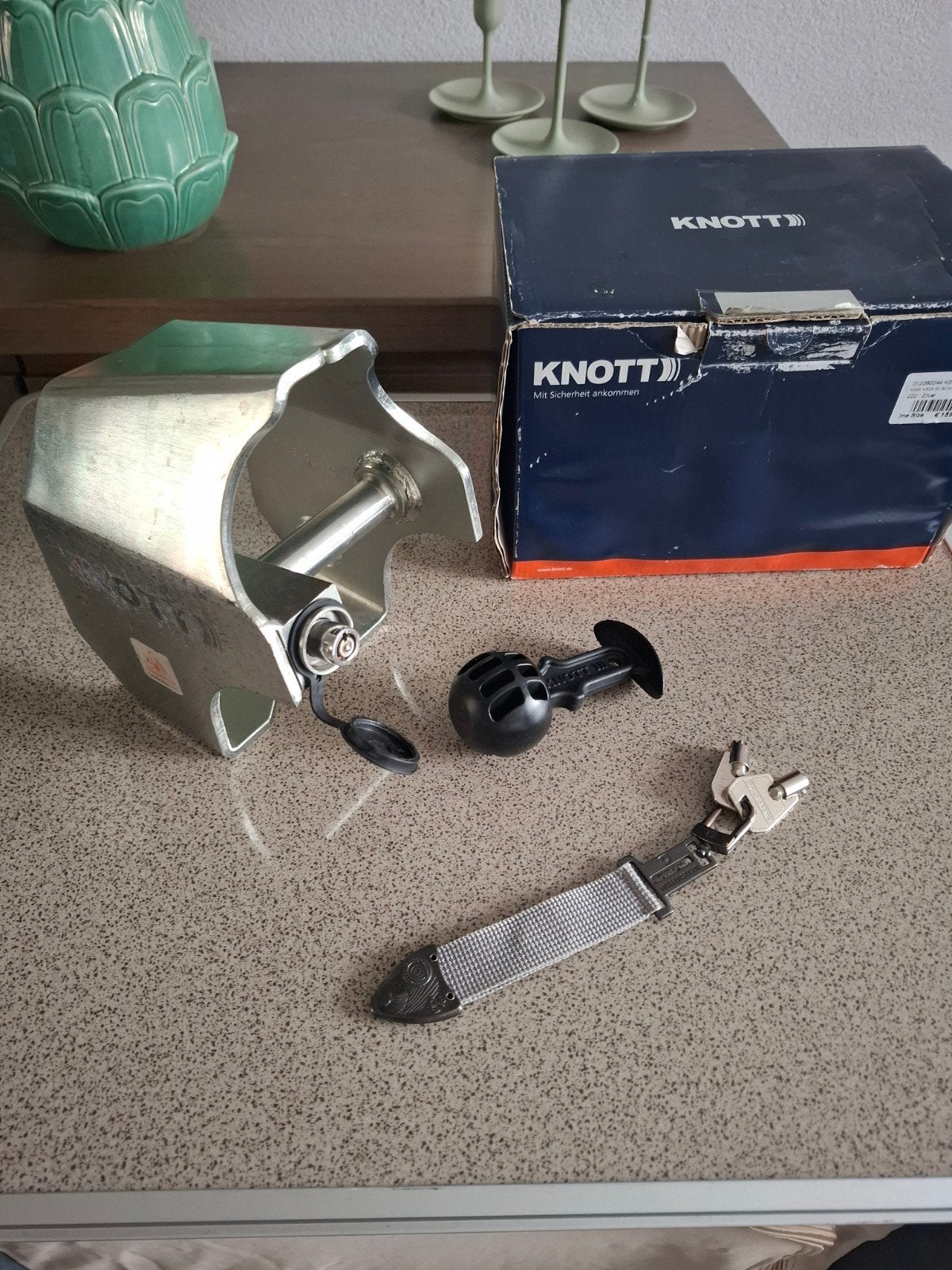 KNOTT Disselslot voor aanhanger/trailer, Auto diversen, Anti-diefstal, Ophalen, Gebruikt
