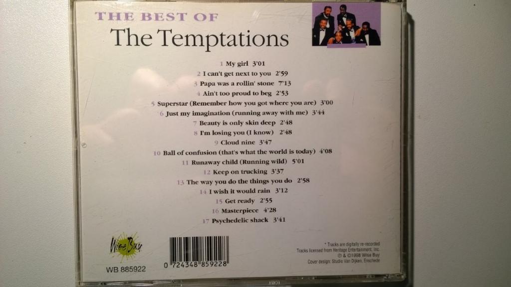 The Temptations - The Best Of, Ophalen of Verzenden, 1970 - 1979, Zo goed als nieuw, Soul of Nu Soul