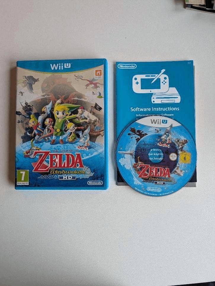 The legend of zelda the windwaker Wii u, Spelcomputers en Games, Avontuur en Actie, 1 speler, Ophalen of Verzenden, Zo goed als nieuw