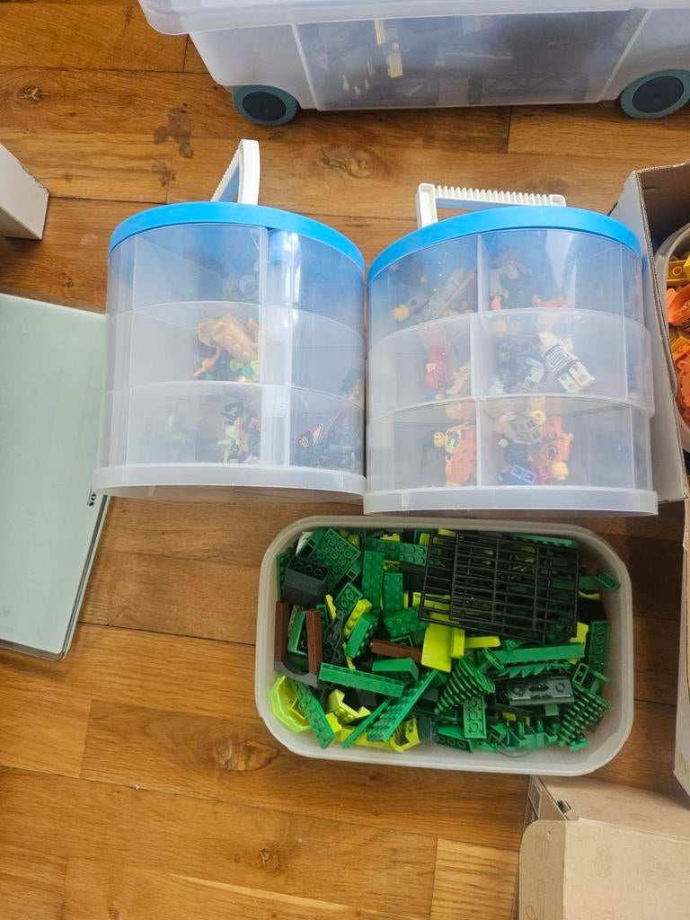 Grote partij LEGO blokken en figuren, Ophalen of Verzenden, Gebruikt, Overige merken