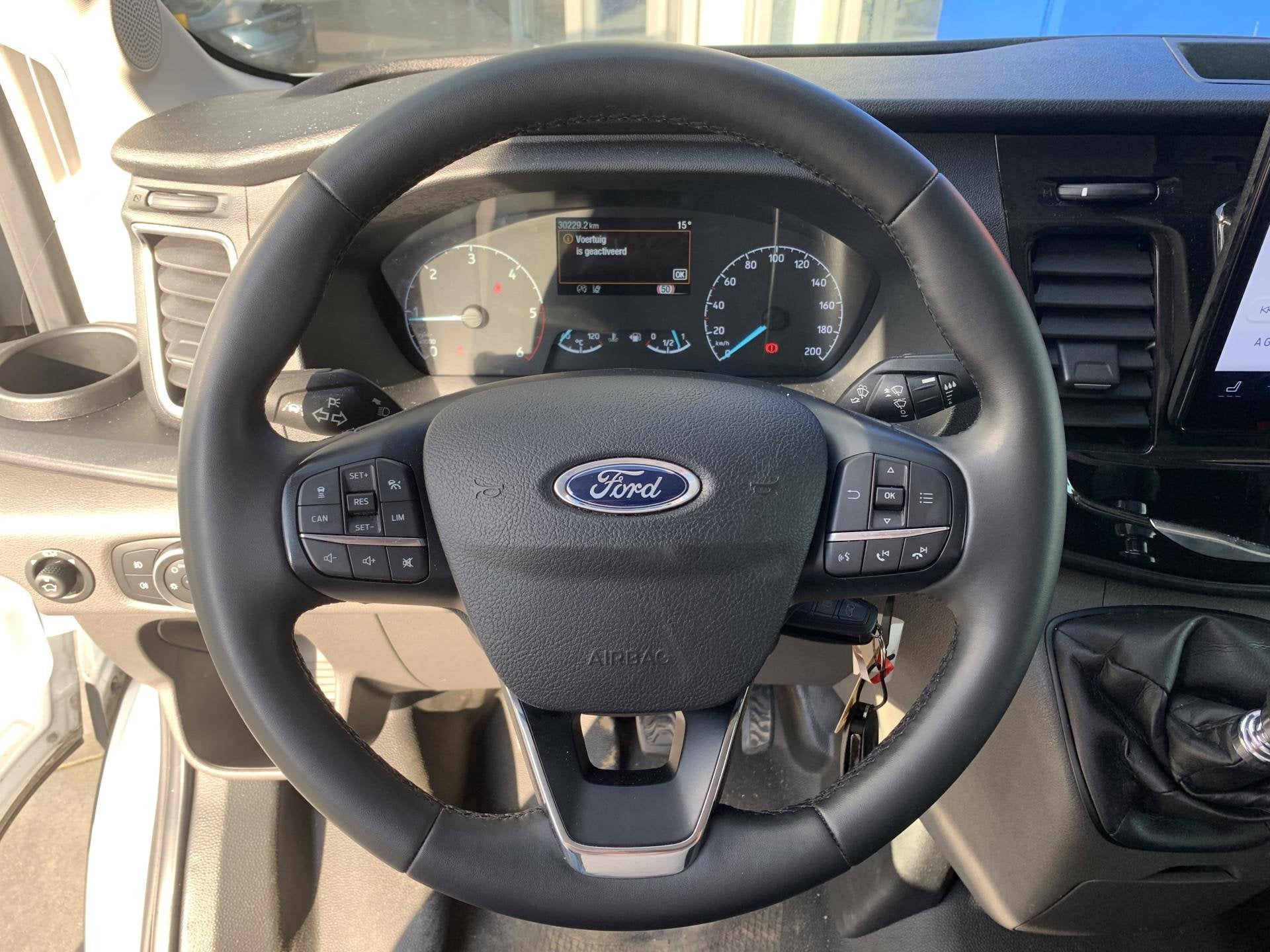 Ford Transit 350 2.0 TDCI 130 PK L3H3 Trend | Fabr. garantie, Voorwielaandrijving, Stof, Zwart, 4 cilinders