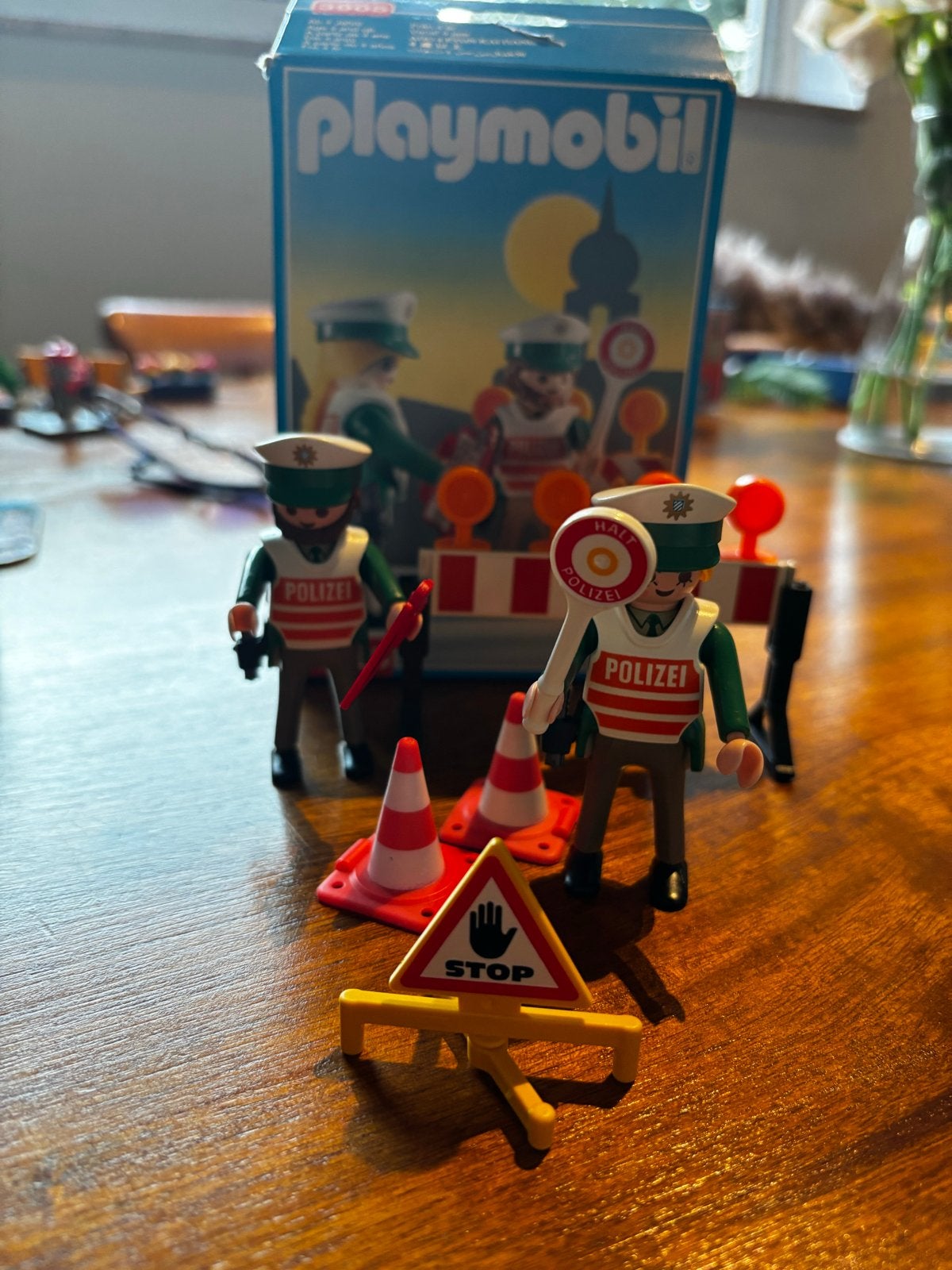 Playmobil Politie blokkade Set 3905 - Compleet met Doos, Complete set, Ophalen of Verzenden, Zo goed als nieuw, Figuren