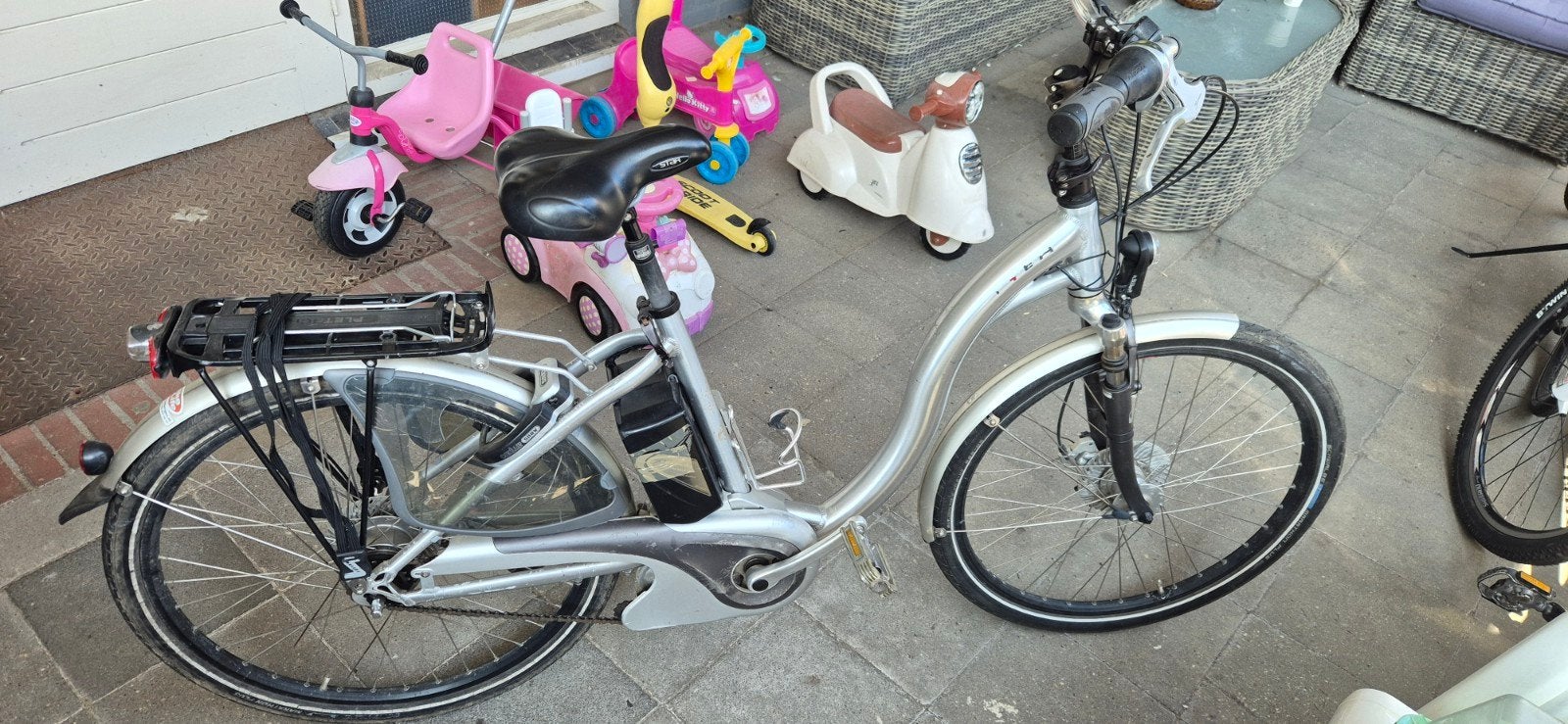 Flyer E-Bike Damesfiets met Middenmotor + EXTRA Accu!, Overige merken, Gebruikt, Onbekend, Ophalen of Verzenden