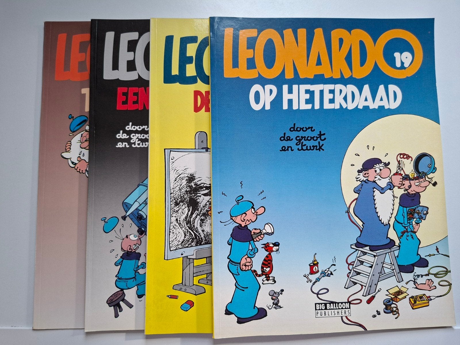 Leonardo 19,20,21,23, Meerdere stripboeken, Ophalen of Verzenden, Zo goed als nieuw