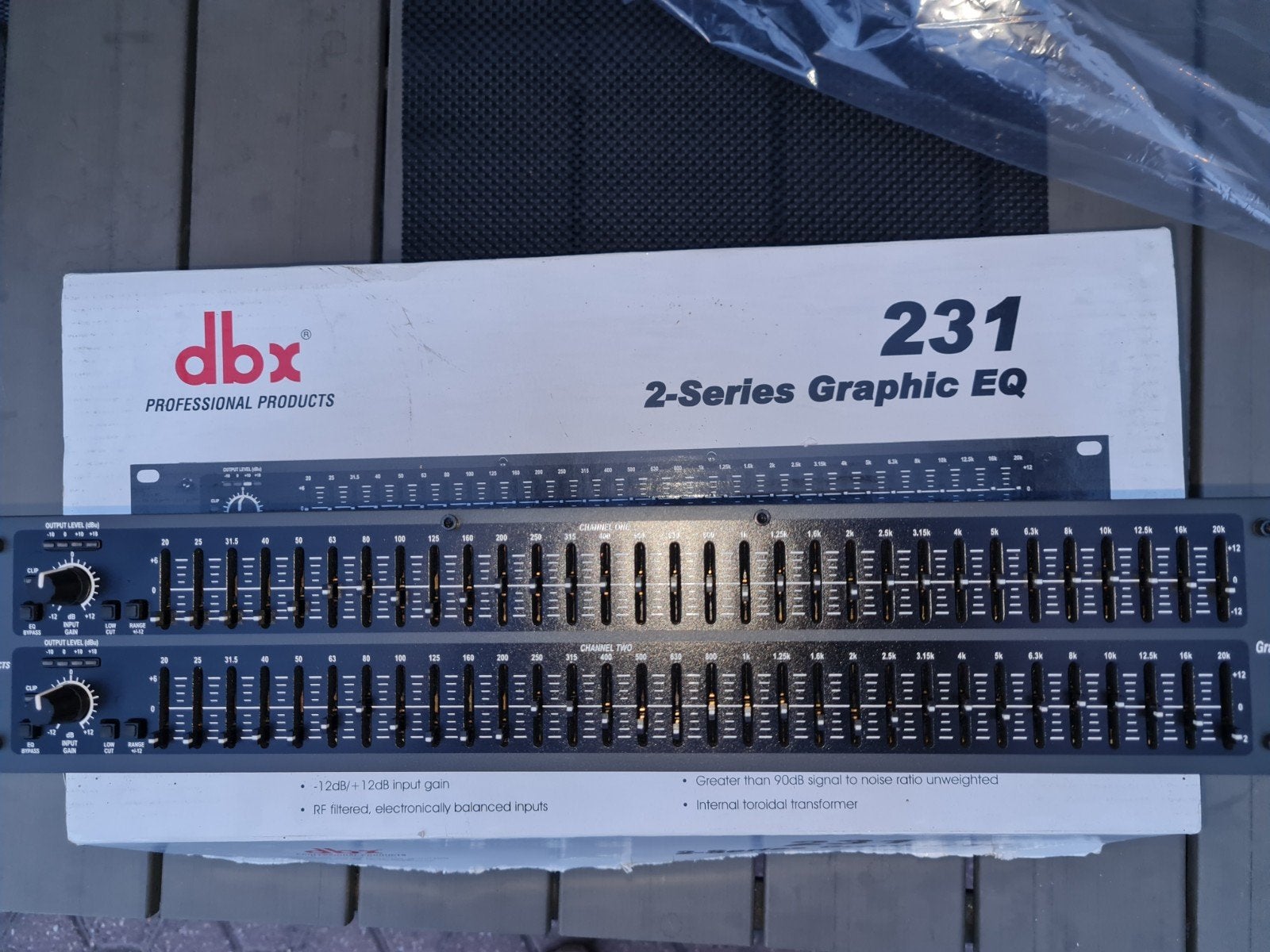 DBX 231 2-Series Graphic EQ - Zo goed als nieuw, Muziek en Instrumenten, Ophalen, Zo goed als nieuw, Equalizer