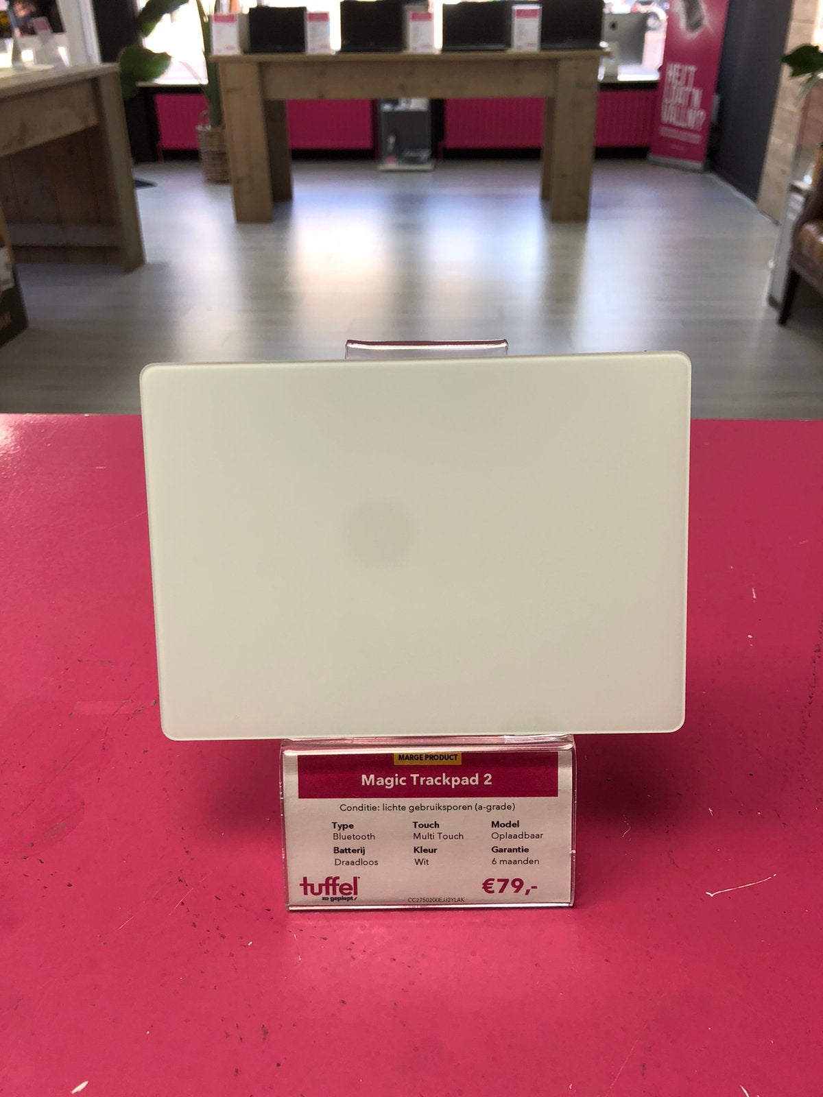 Apple Magic Trackpad 2 A1535, Ophalen of Verzenden, Zo goed als nieuw, Draadloos, Apple