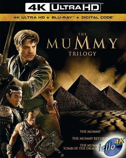 Blu-ray 4K: The Mummy Trilogy (Brendan Fraser, Rachel Weisz), Ophalen of Verzenden, Nieuw in verpakking, Avontuur