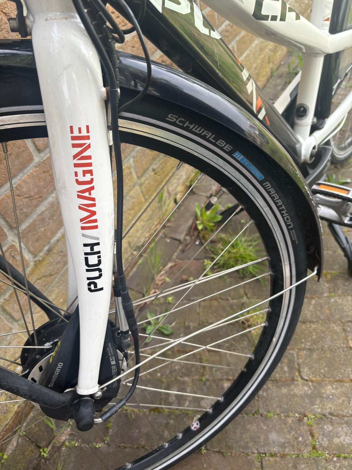Leuke Puch Imagine elektrische fiets - accu leeg, Ophalen of Verzenden, Gebruikt