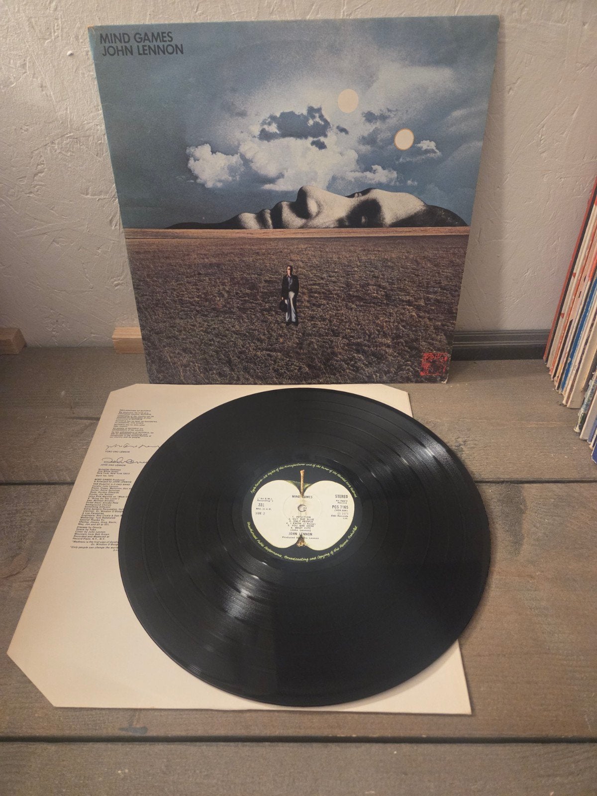 John Lennon - Mind Games LP (1973), LP, Gebruikt, Pop, Originele persing