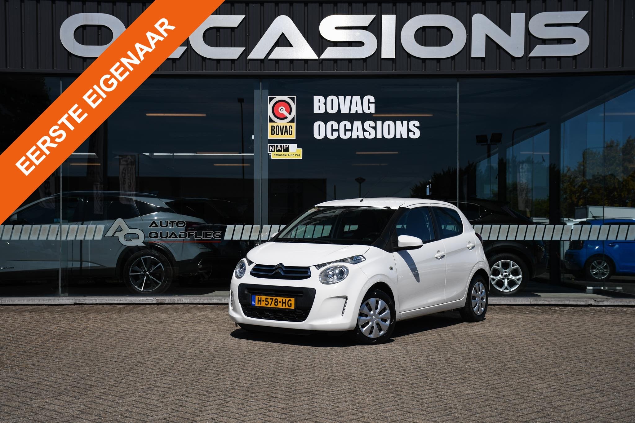 Citroen C1 1.0 VTi Feel 1 EIGENAAR/ HILL HOLD/ LED/ AIRCO, Auto's, Voorwielaandrijving, 12 maanden, Stof, Gebruikt