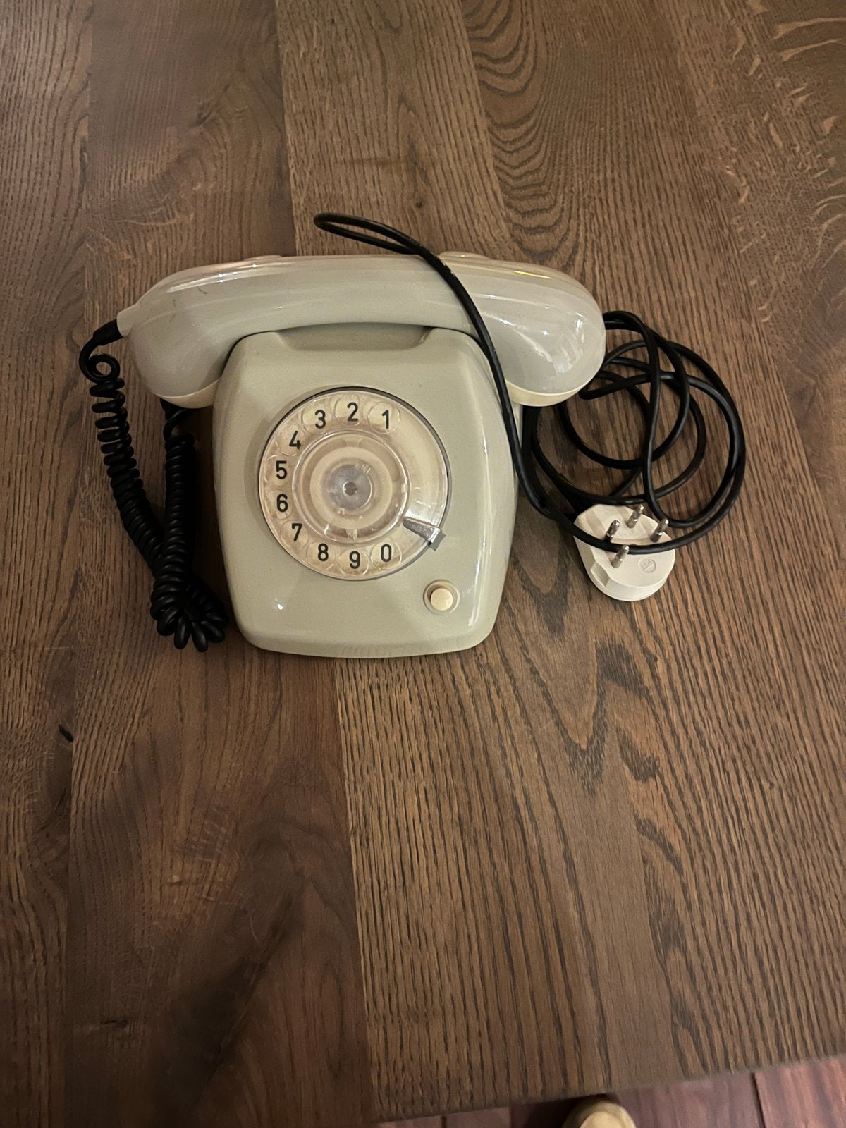 Vintage PTT Telefoon Type T 65 met Draaischijf, Ophalen of Verzenden, Gebruikt, Met draaischijf