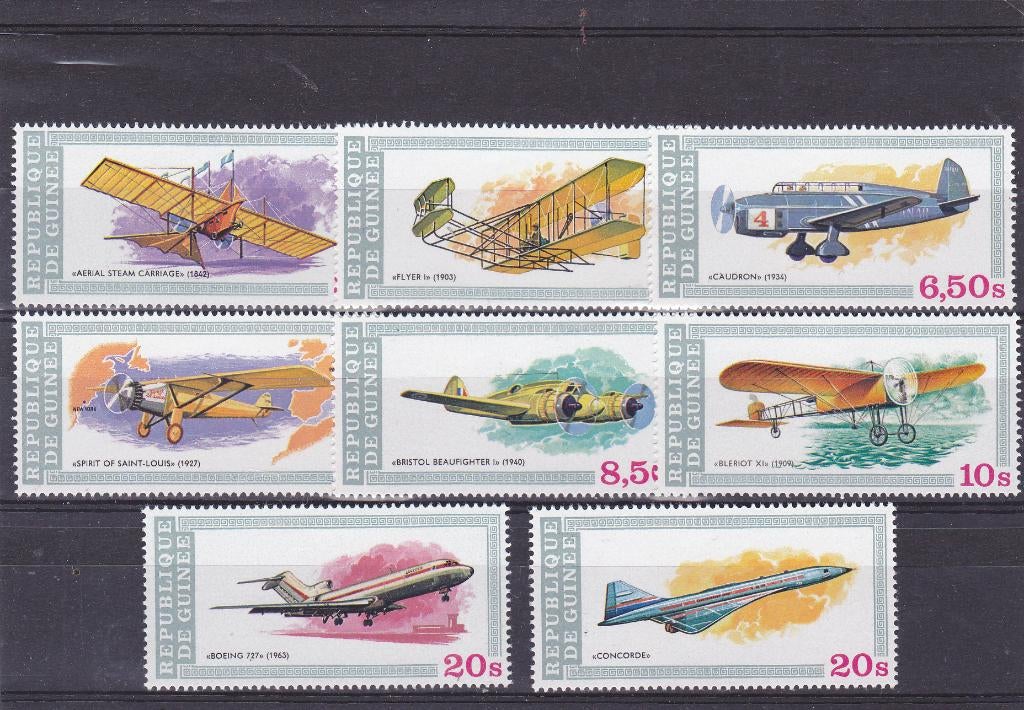 luchtvaart Vliegtuigen Concorde Guinee (893), Verzenden, Postfris, Vliegtuigen