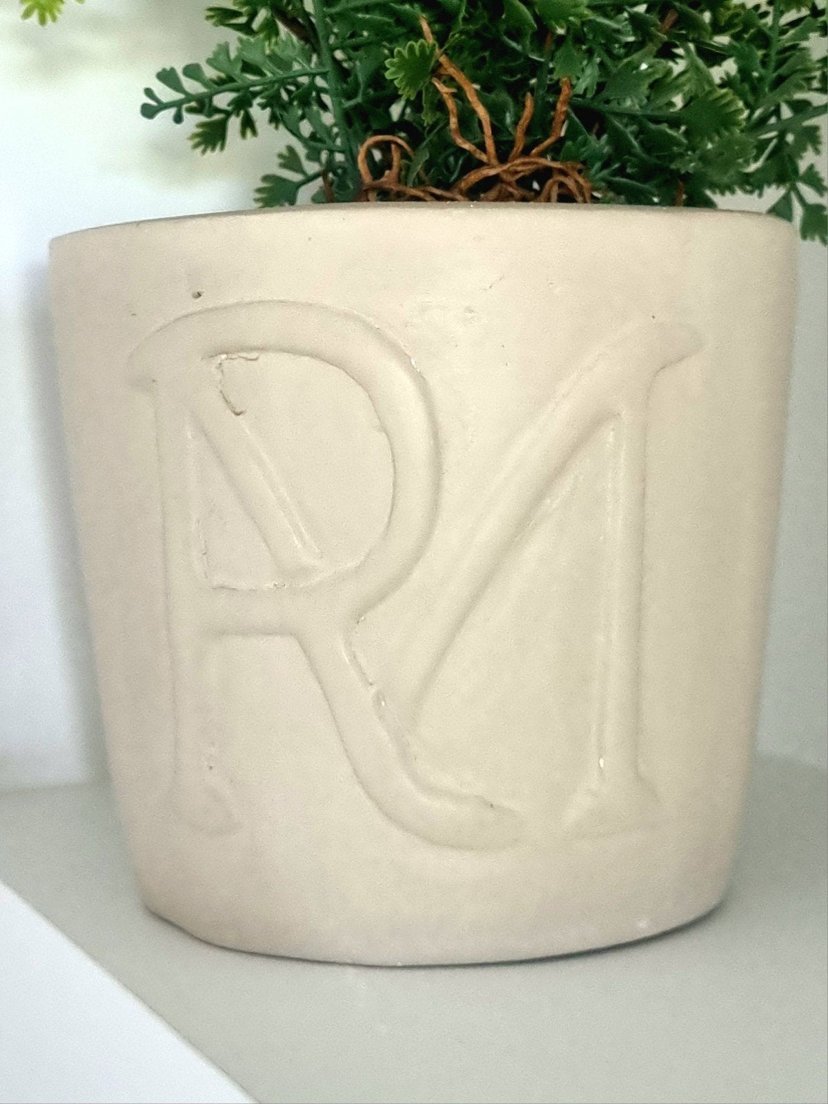 Heel mooie Riviera Maison pot - 15 cm hoog, Ophalen of Verzenden, Gebruikt