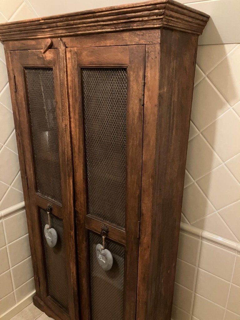 Kastje badkamer, Ophalen, (Half)hoge kast, 100 tot 150 cm, 50 tot 100 cm