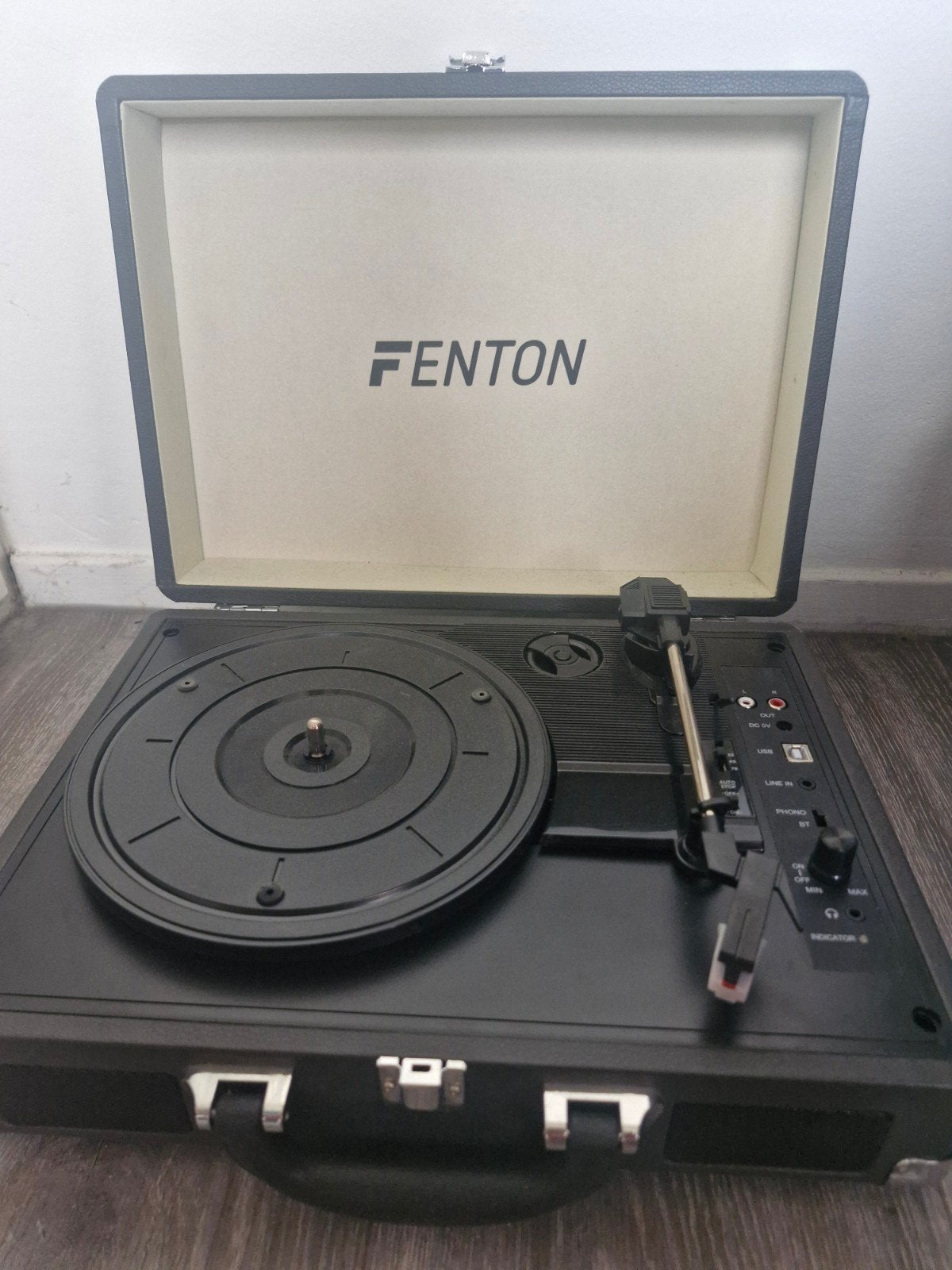 Fenton platenspeler, Ophalen, Zo goed als nieuw, Platenspeler, Overige merken