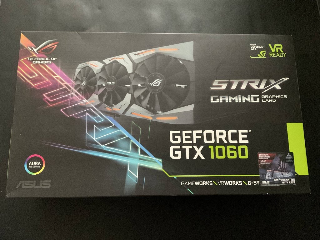 Asus ROG STRIX-GTX1060-O6G-GAMING, Computers en Software, Ophalen, PCI-Express 3, Gebruikt, HDMI