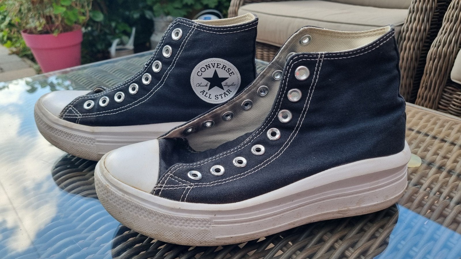 All Star Converse, Chuck Taylor, origineel mt 39 zwart, Ophalen of Verzenden, Gedragen, Zwart, Sneakers of Gympen
