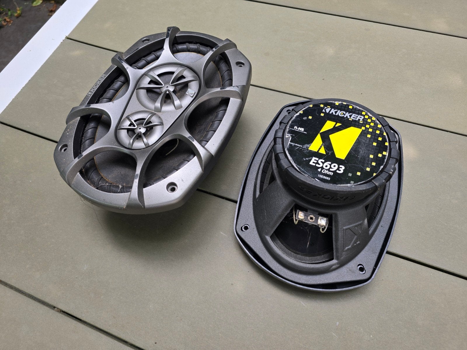 Kicker ES693 4 Ohm Auto Luidsprekers, Ophalen, Gebruikt