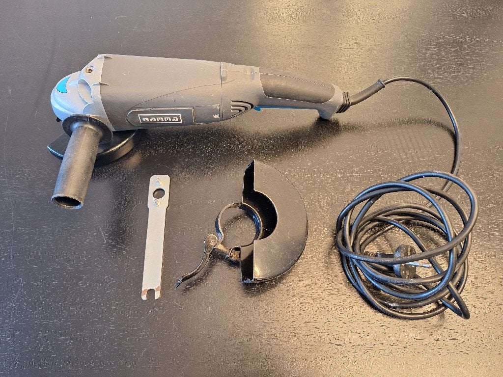 GAMMA haakse slijper / slijptol HS-125, Ophalen, Gebruikt, 1000 watt of meer, Haakse handslijpmachine