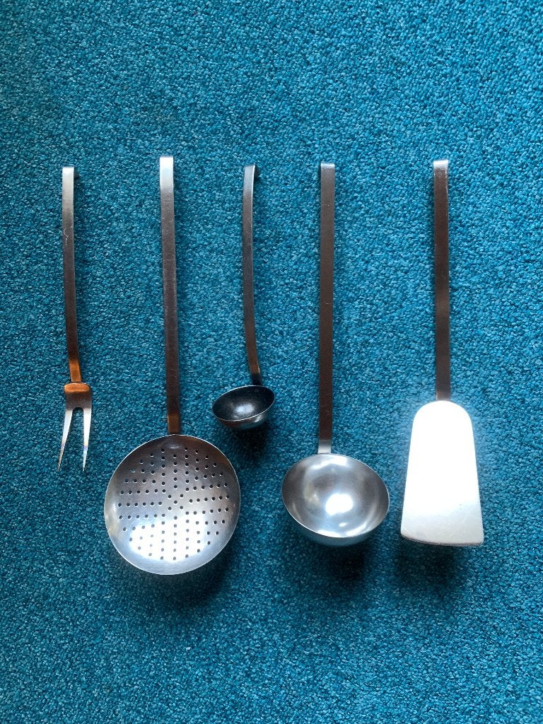 BK Keukengerei Set - 5 Delig keukengereedschap, Ophalen of Verzenden, Gebruikt, Metaal