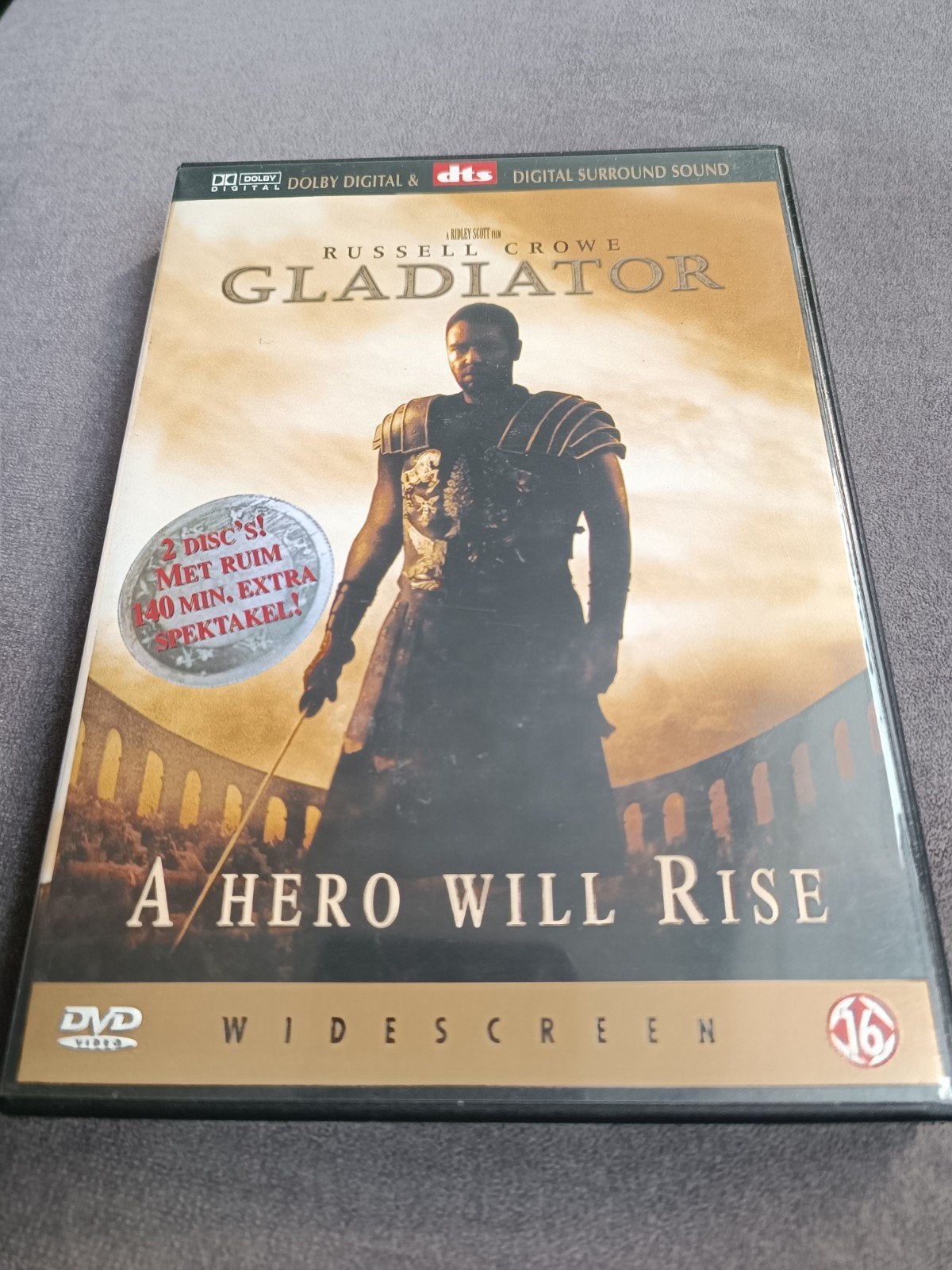 Gladiator - dvd, Alle leeftijden, Ophalen of Verzenden, Zo goed als nieuw
