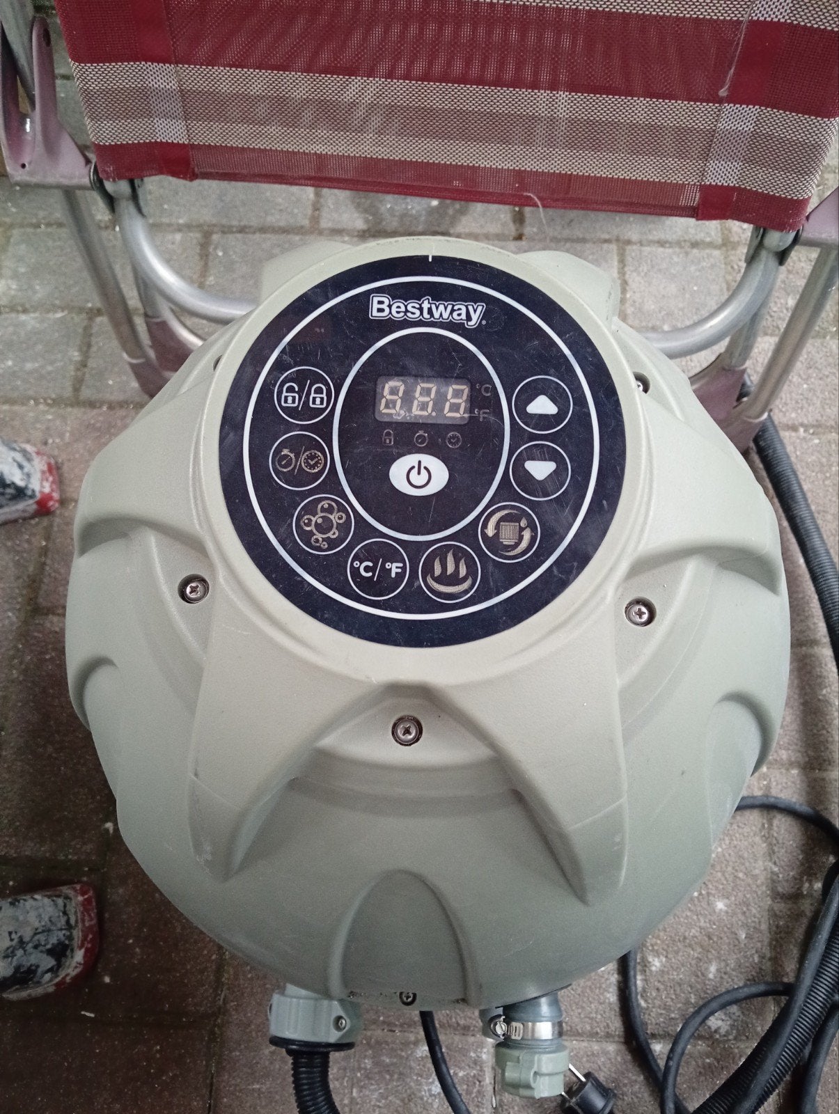 Bestway Lay-Z-Spa pomp/filter unit, Ophalen, Gebruikt, Filter, Opblaasbaar