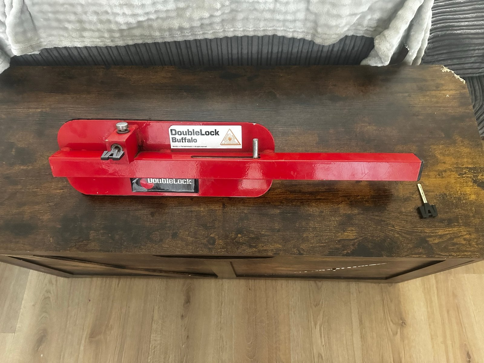 DoubleLock Buffalo wielklem - Z.g.a.n. incl. 2 sleutels, Ophalen, Zo goed als nieuw